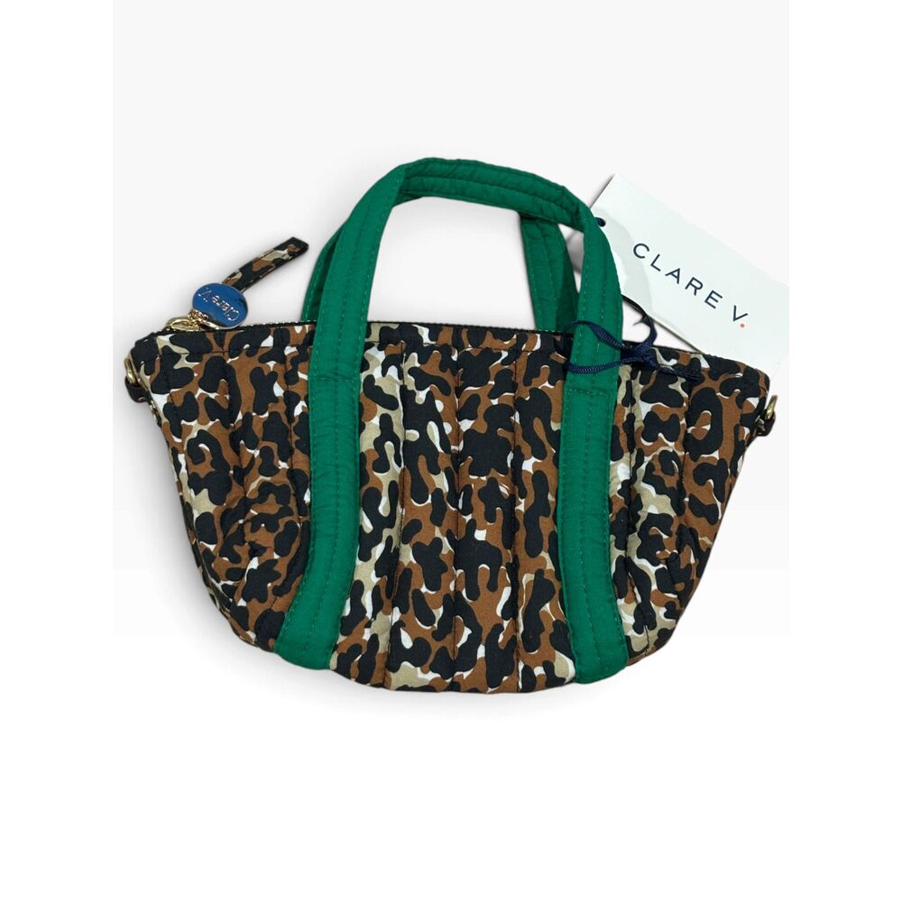 Clare V. La Tropezienne Camo Quilted Puffer Tote